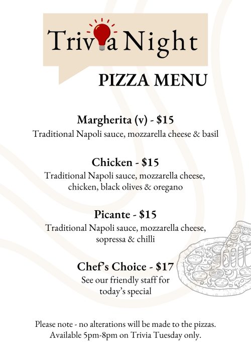 MEH A5 Trivia Menu MEH A5 Trivia Menu